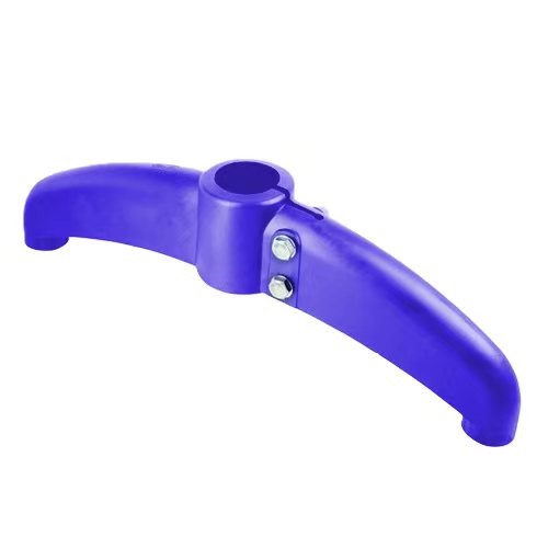 Bipod in reinforced polyamide with brass inserts