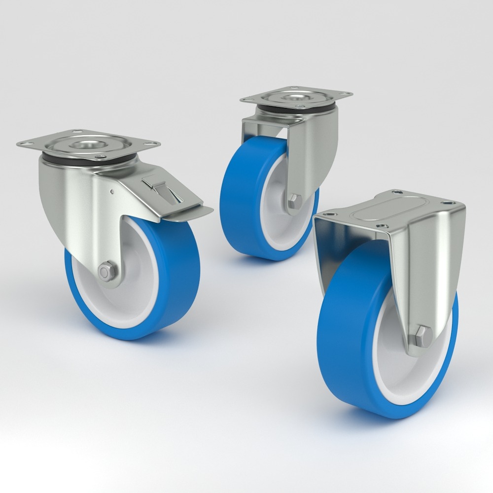 Blaue Industrierollen im Hygienedesign (6)