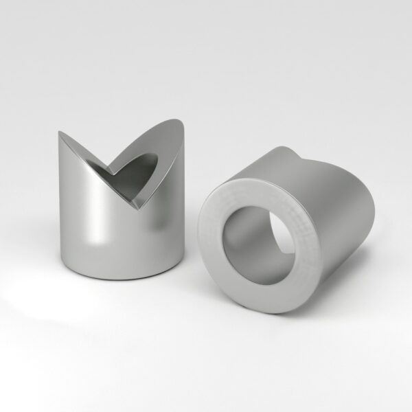 Corner nut in stainless steel for welding