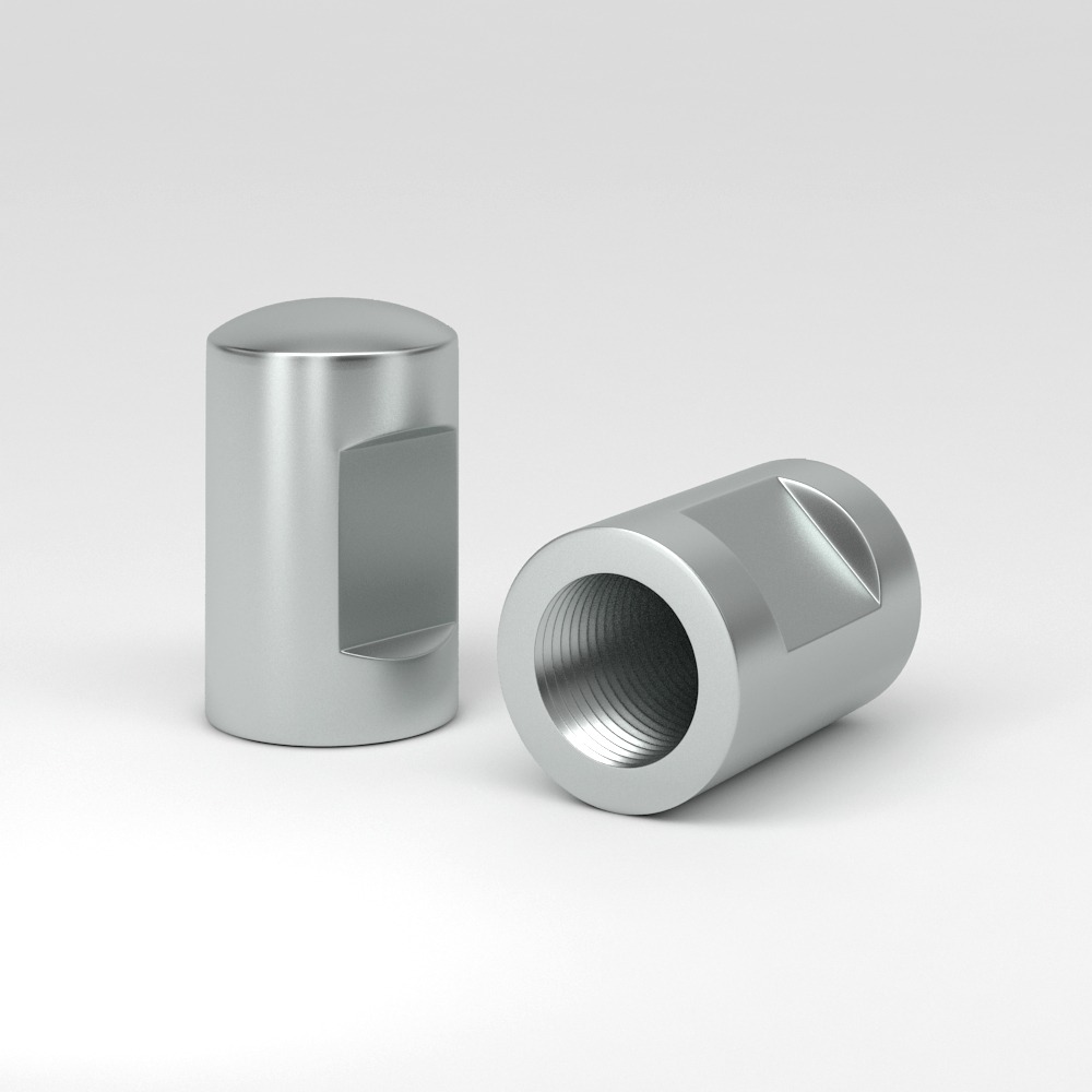 Hygienic nuts in stainless steel