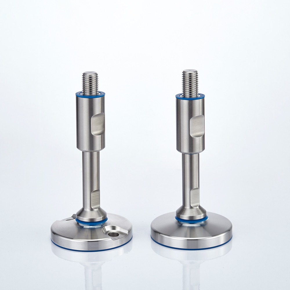 EHEDG Stainless feet in sealed hygienic design SHSF