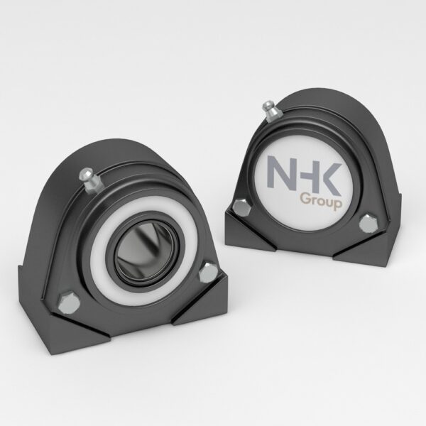 Waterproof tapped base pillow block bearing units with spherical inserts IP67