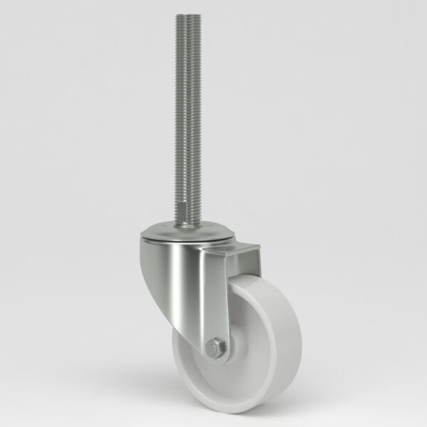 White industrial castors in hygienic design (7)