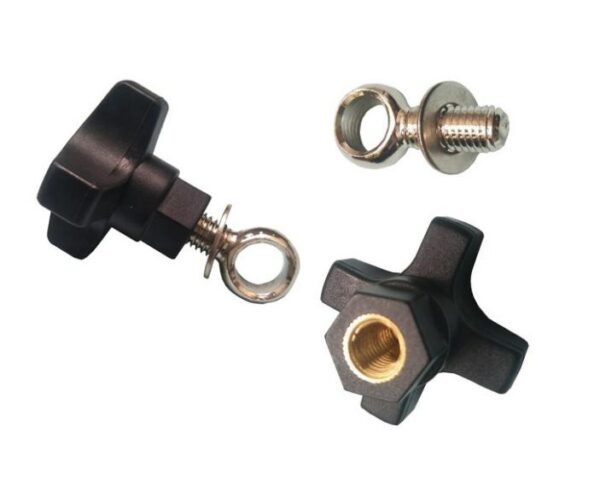 SK48 Conveyor parts black star knob unit with eyebolt