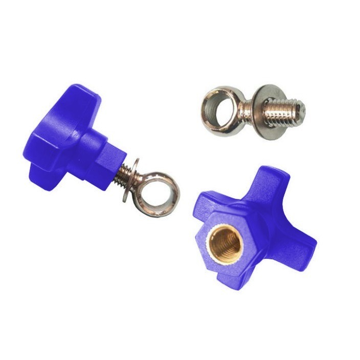 Star knob unit with eyebolt