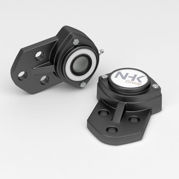 Unidades de cojinete de brida unilateral de 3 orificios impermeables con insertos esféricos IP67