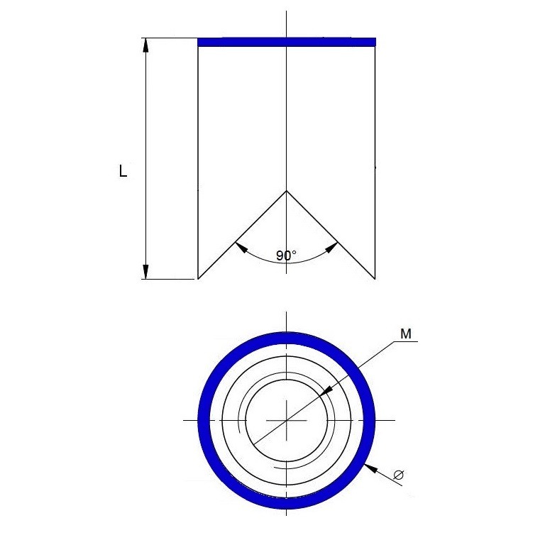 EHEDG Hygienic corner nut in stainless steel