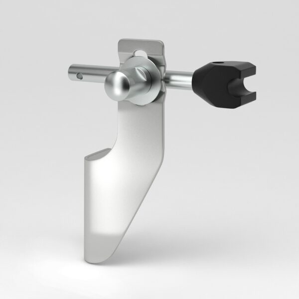 Hygienic side guide bracket in stainless steel