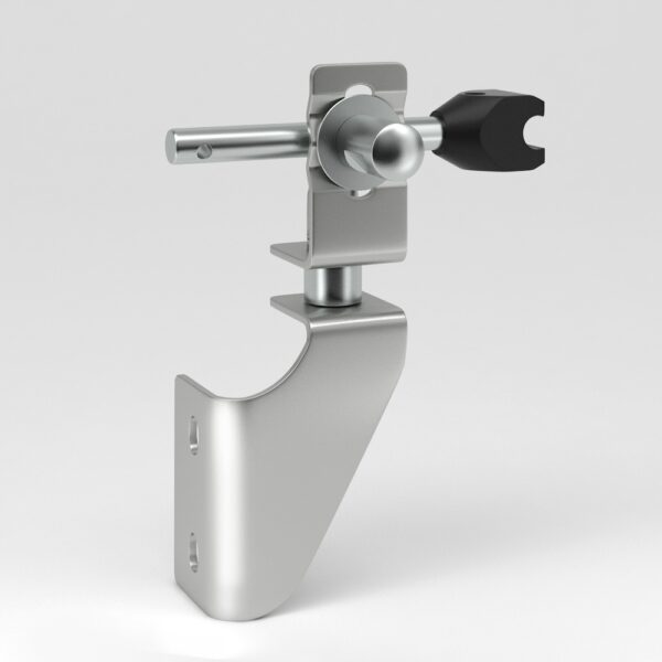 Hygienic swivel side guide bracket in stainless steel 304