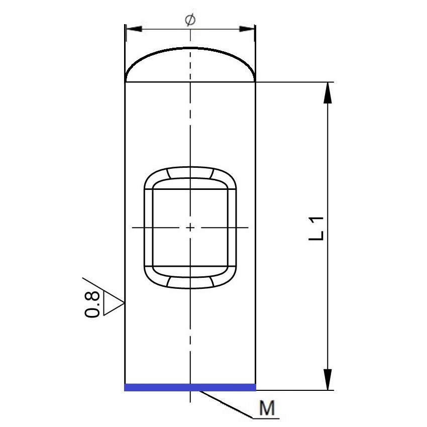 EHEDG Hygienic spindle top cover in stainless steel