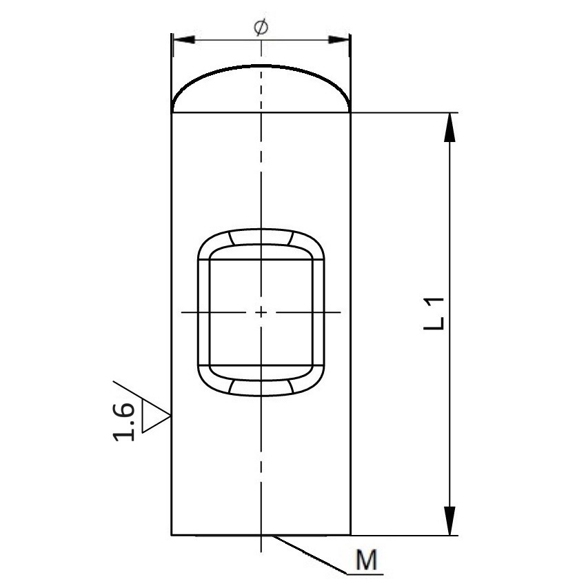 Hygienic spindle top cover in stainless steel