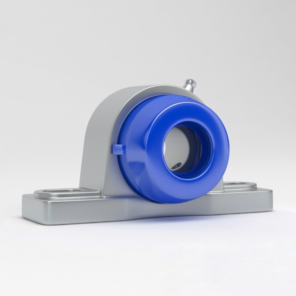 Pillow block Unit SP in stainless steel with cover