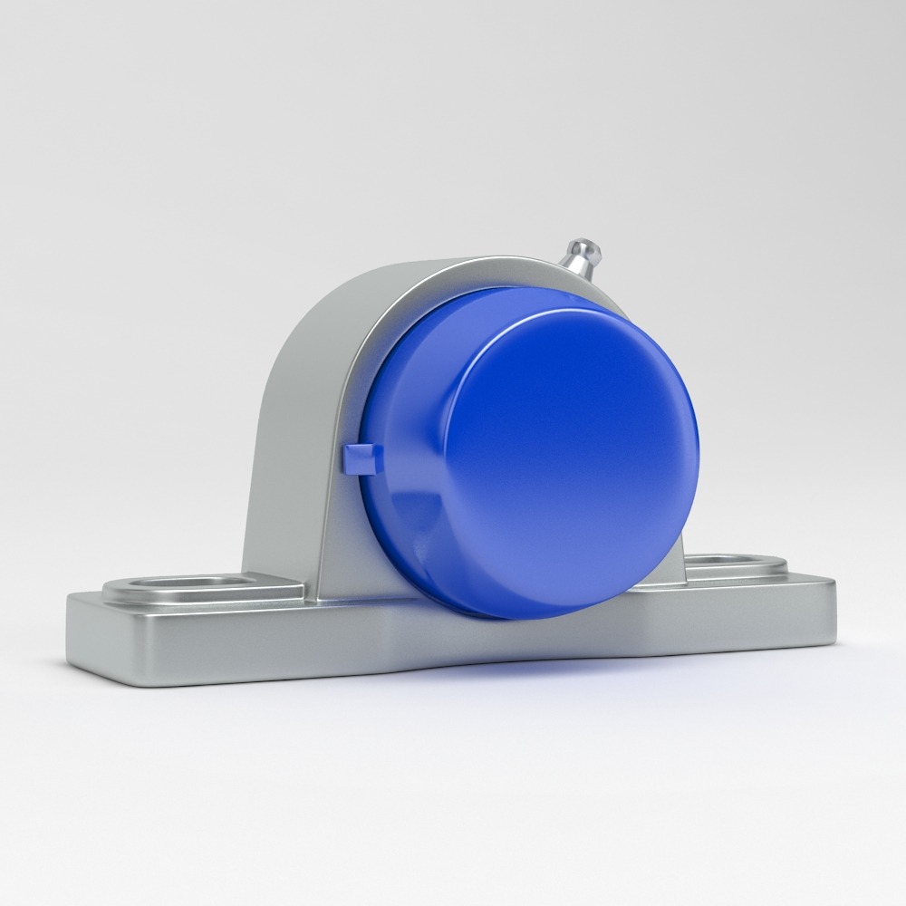 Pillow block Unit SP in stainless steel with cover