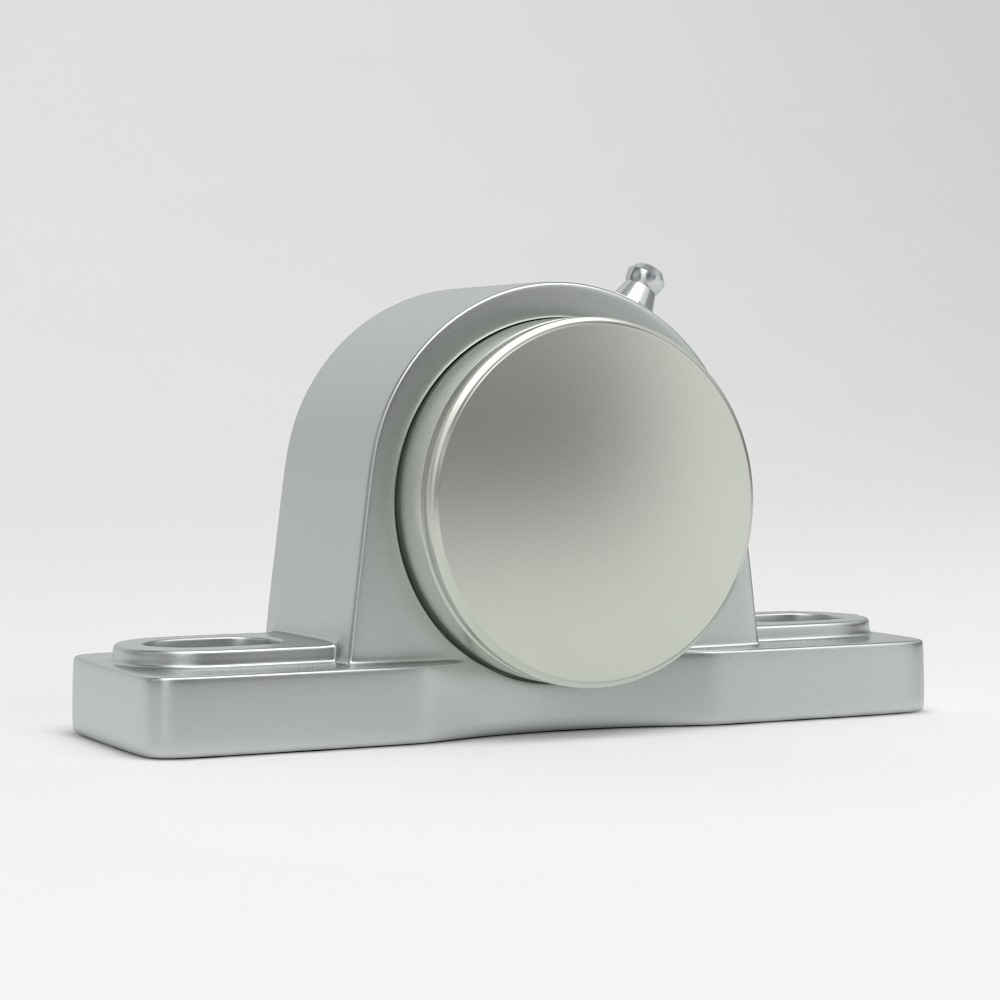 Pillow block Unit SP in stainless steel with cover