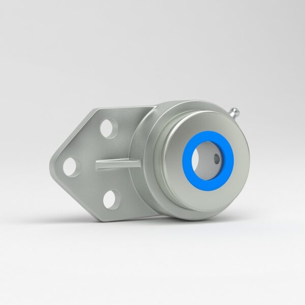 3 hole one side flange unit SFB in stainless steel with sealed cover