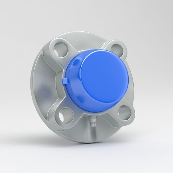 4 hole cartridge flange unit SFC in stainless steel with cover