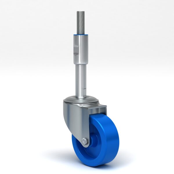 Leveling-swivel-castor-with-stainless-steel-bracket-and-spindle-with-sealed-protecting-sleeve