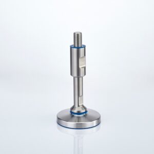 EHEDG Stainless feet in sealed hygienic design with round base SHSFx8