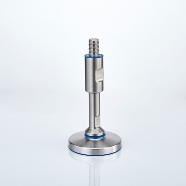 EHEDG Stainless feet in sealed hygienic design with round base SHSFx8