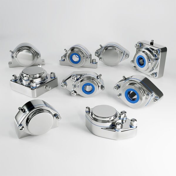 EHEDG IP69K Bearing Unit in stainless steel