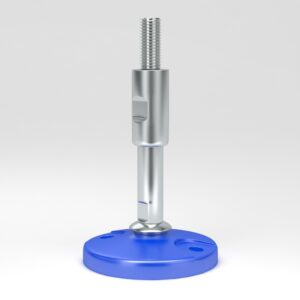 Sanitary solid base stainless steel feet HAF119-LC-M30-L135-R19